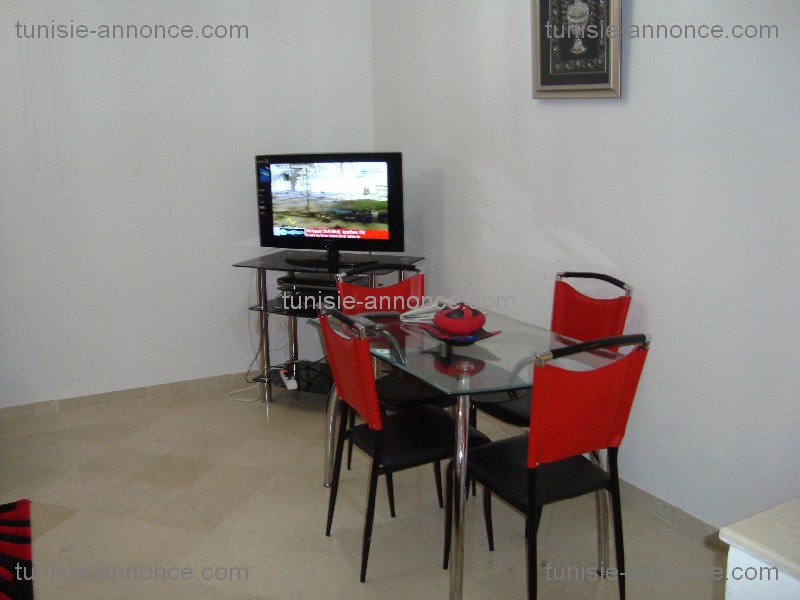 La Marsa Marsa Erriadh Location vacances Appart. 4 pices F4 de tres haut standing luxusement meubl