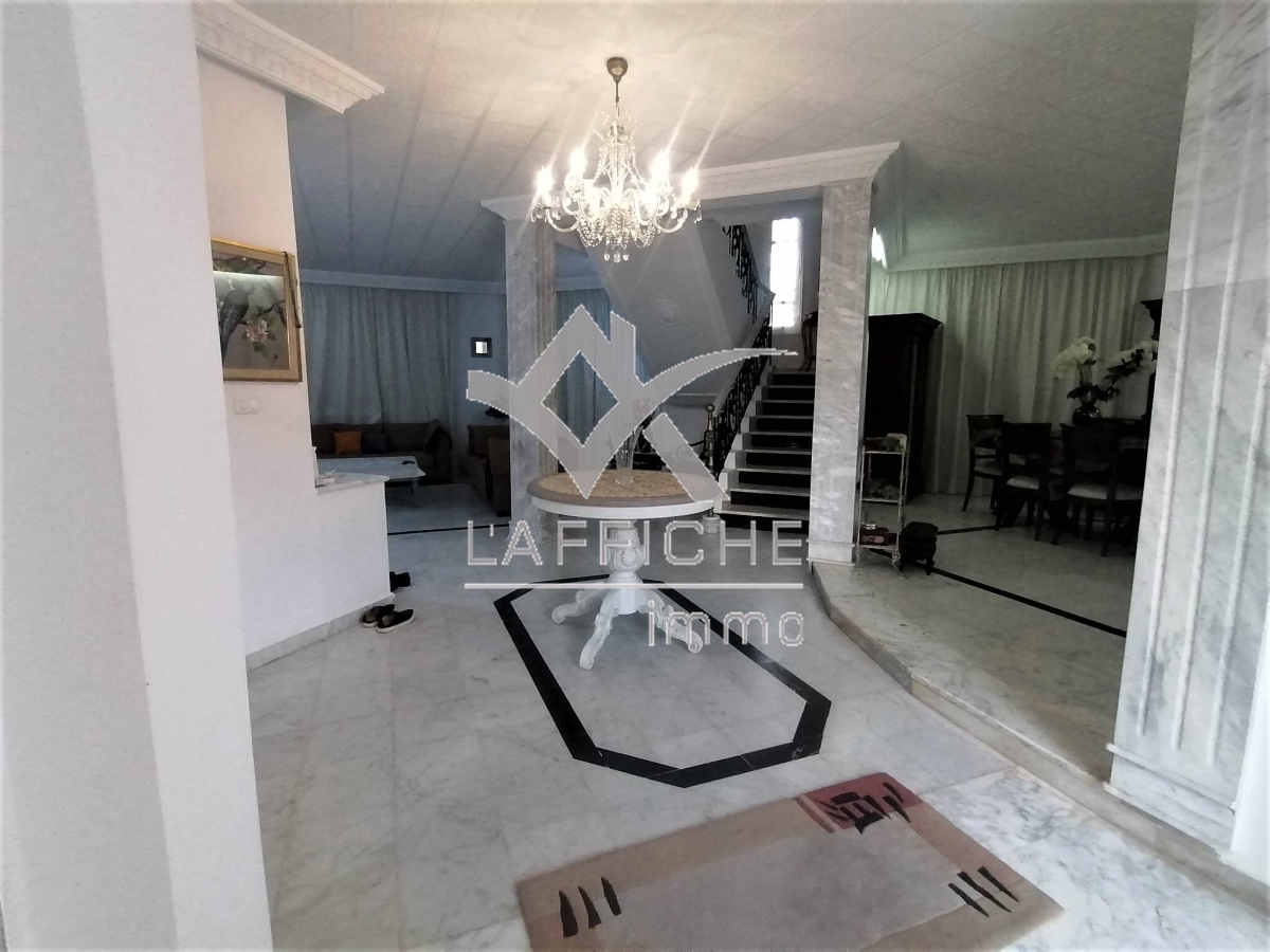 La Marsa Cite El Hana Location Maisons Belle villa s4  la marsa 1676