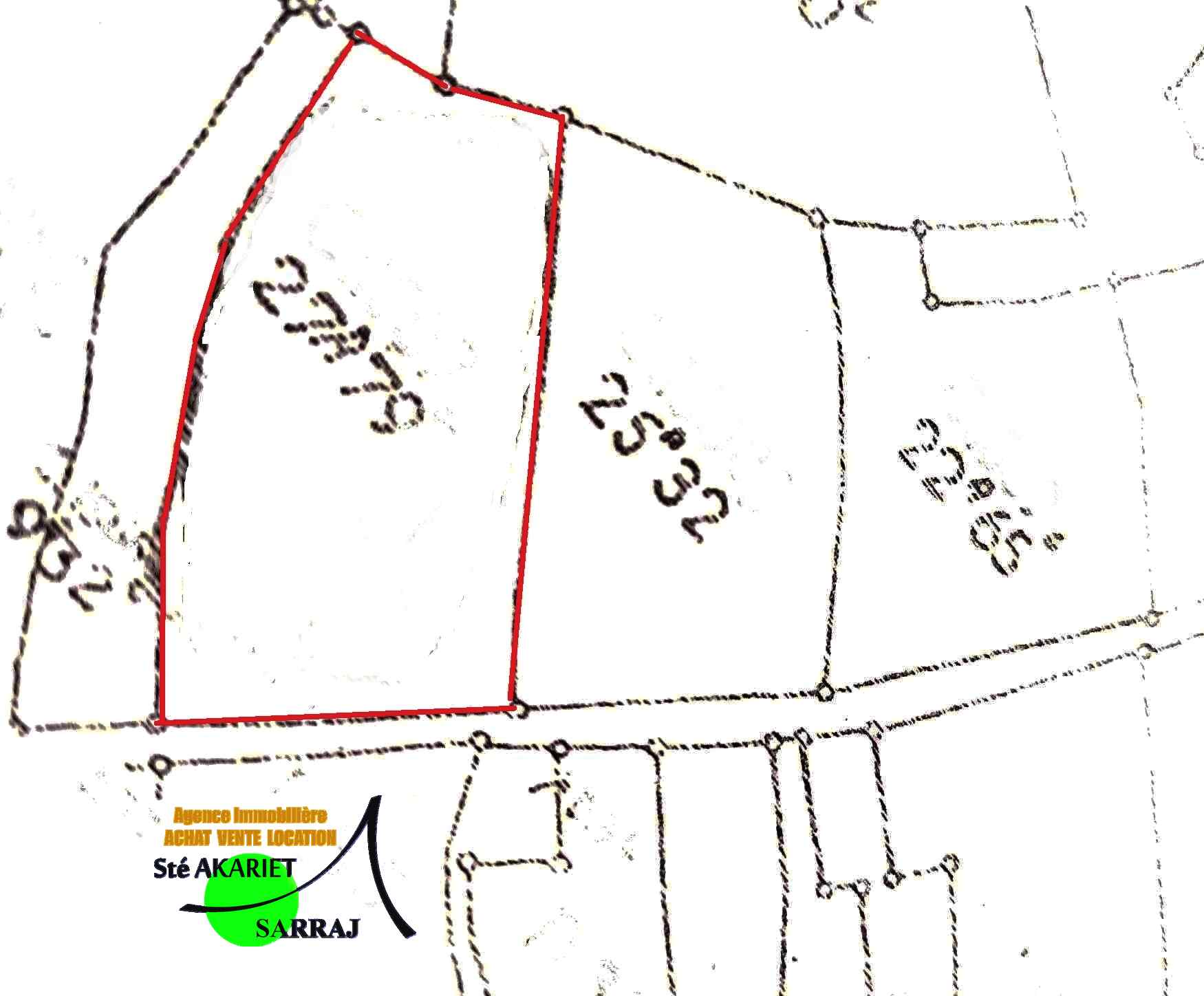 Kalaa El Kebira Kalaa El Kebira Terrain Terrain agricole Terrain 2800m  prs de mall of sousse