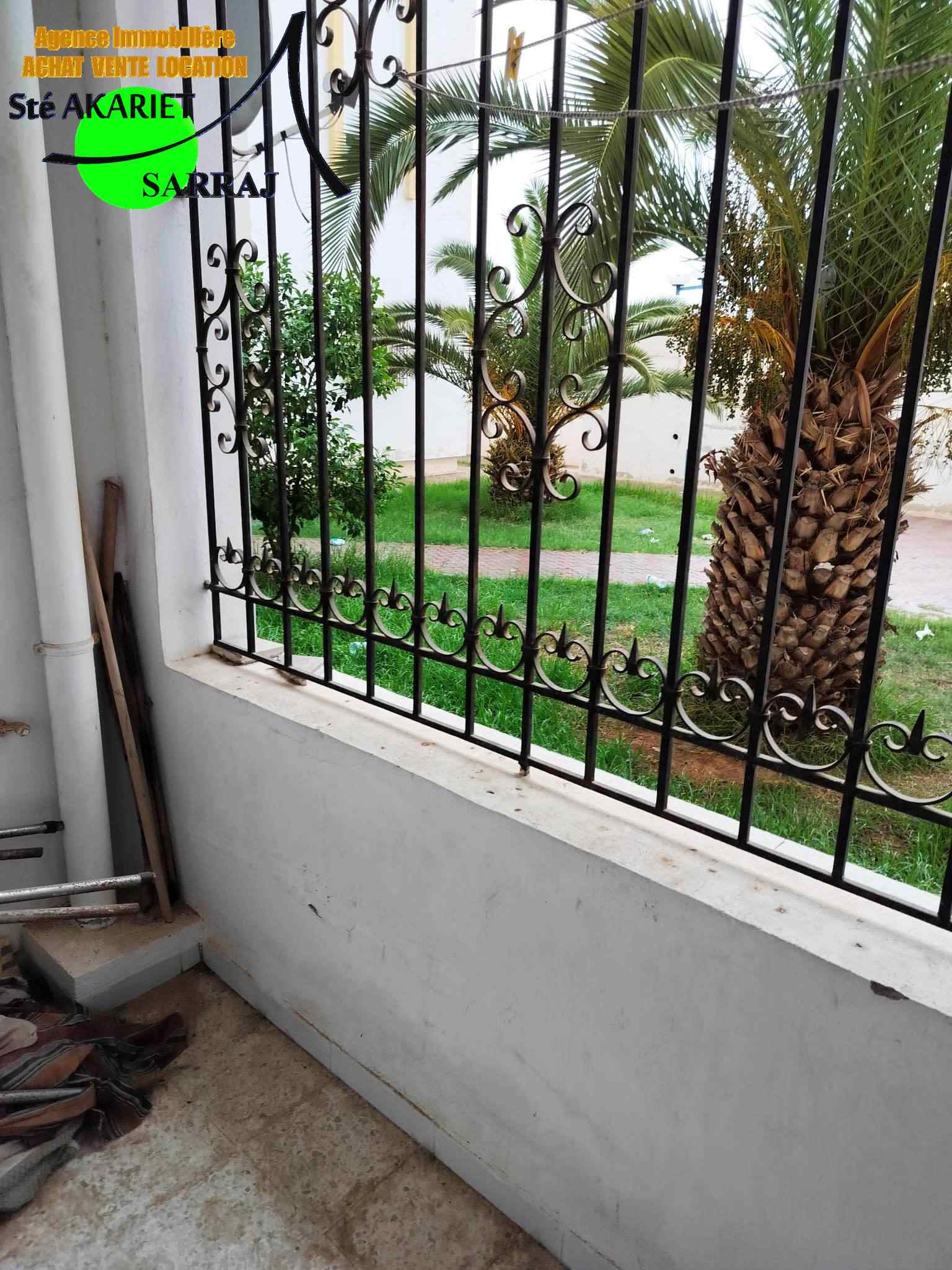 Sousse Riadh Sousse Riadh Vente Appart. 2 pices Bon offre appartement s1 au rdc  cit riadh 5