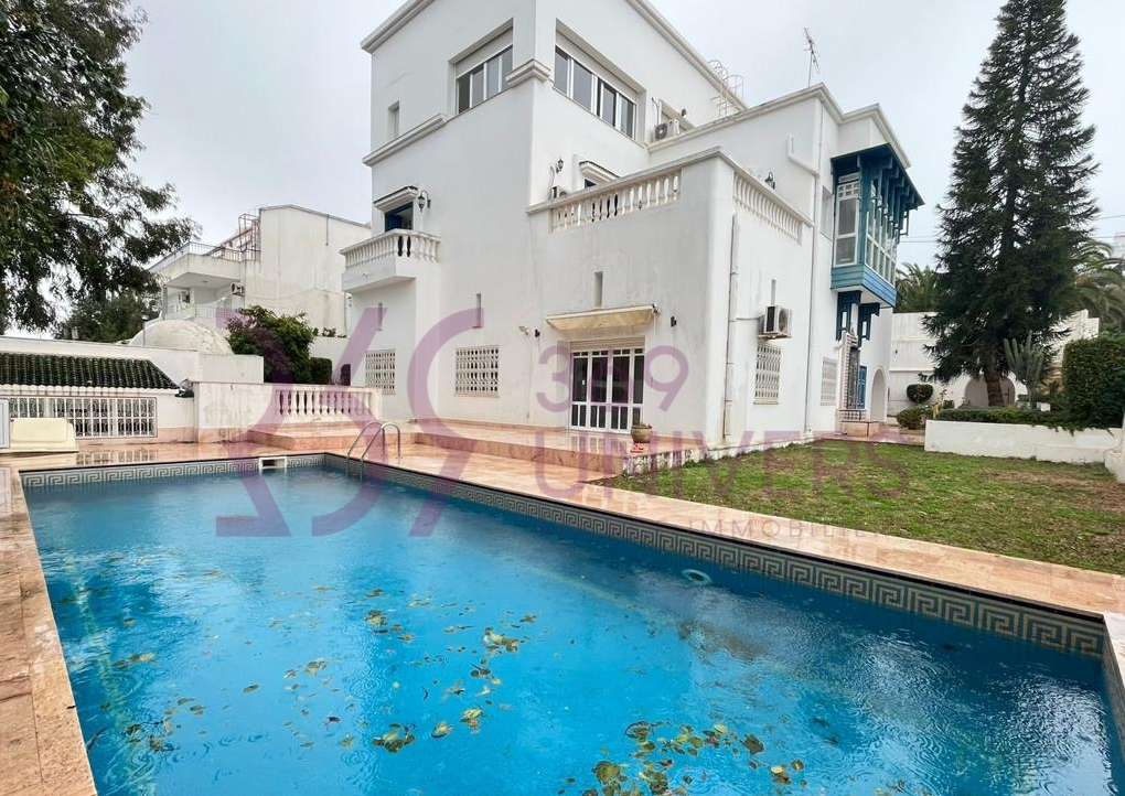 Carthage Carthage Location Maisons Villa s5 avec piscine a carthage ref rh019