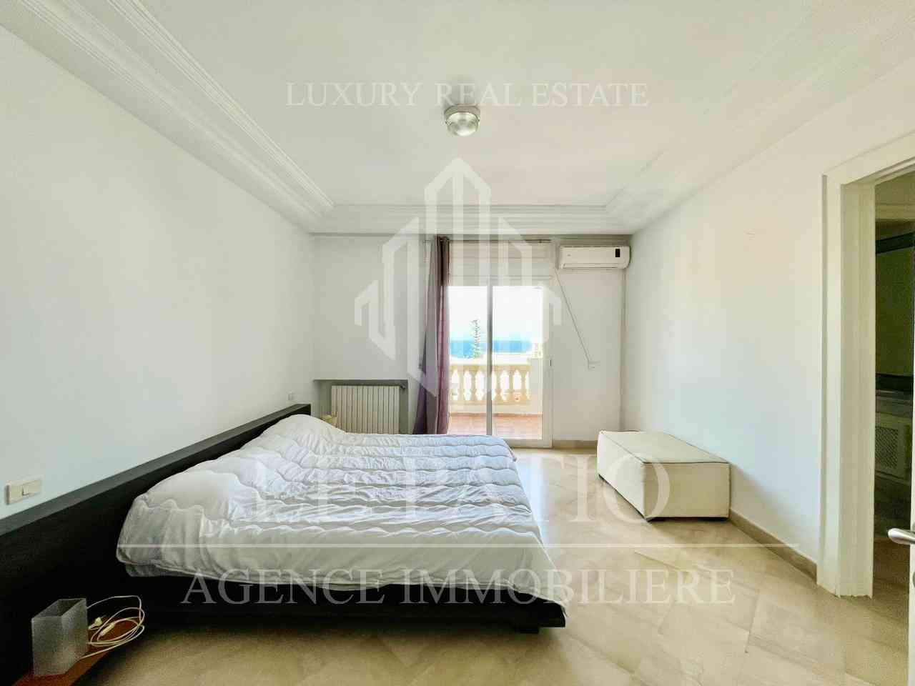 La Marsa Marsa Safsaf Location Appart. 4 pices Appartement s3 a la marsa meuble avec vue mer