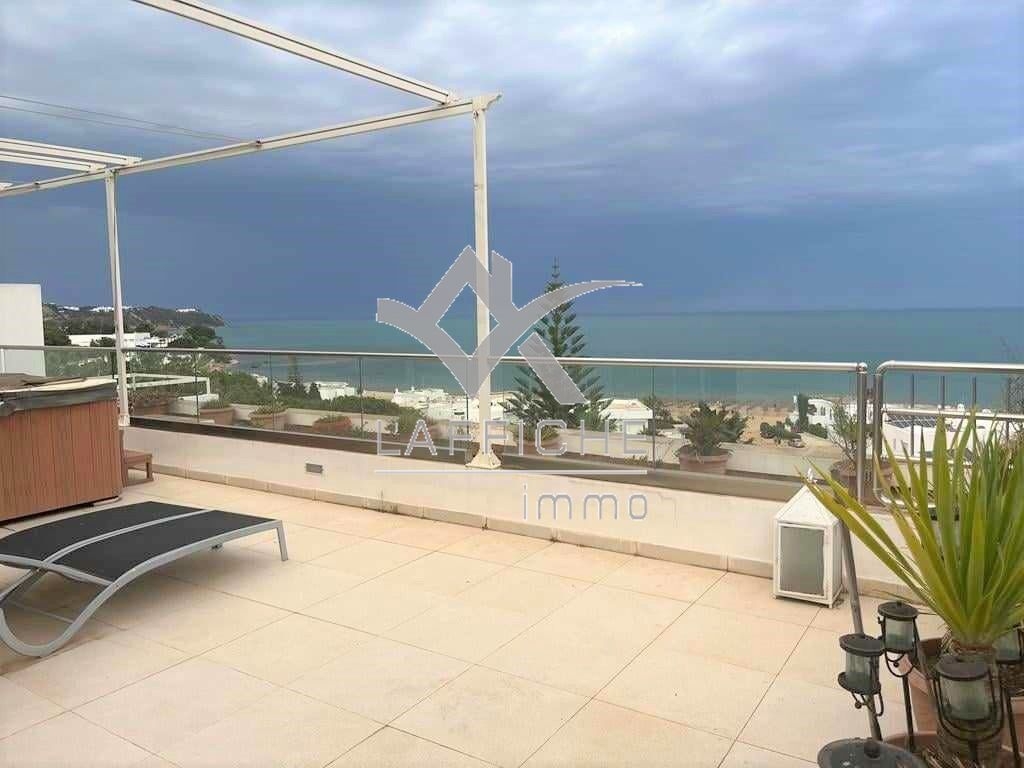 La Marsa Cite El Mhiri Location Appart. 4 pices Magnifique s3 vue sur mer  la marsa 1724