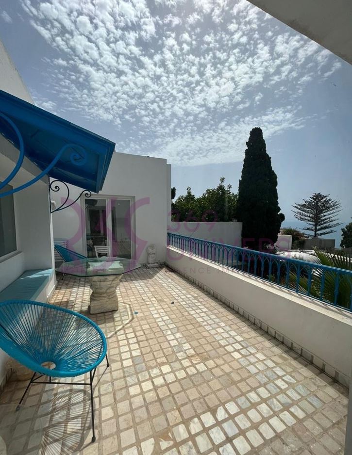 Carthage Sidi Bousaid Location Maisons Villa avec piscine  sidi bousaid ref rh051