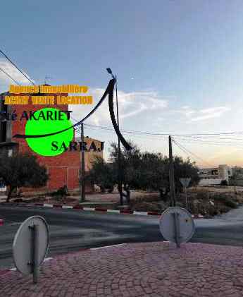 Sousse Ville Cite Jaouhara Terrain Terrain nu Terrain 510m deux faades r4  bouhsina