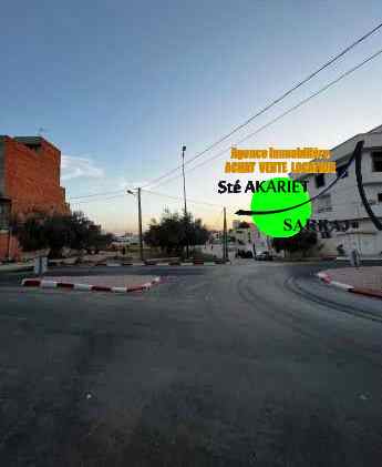 Sousse Ville Cite Jaouhara Terrain Terrain nu Terrain 510m deux faades r4  bouhsina