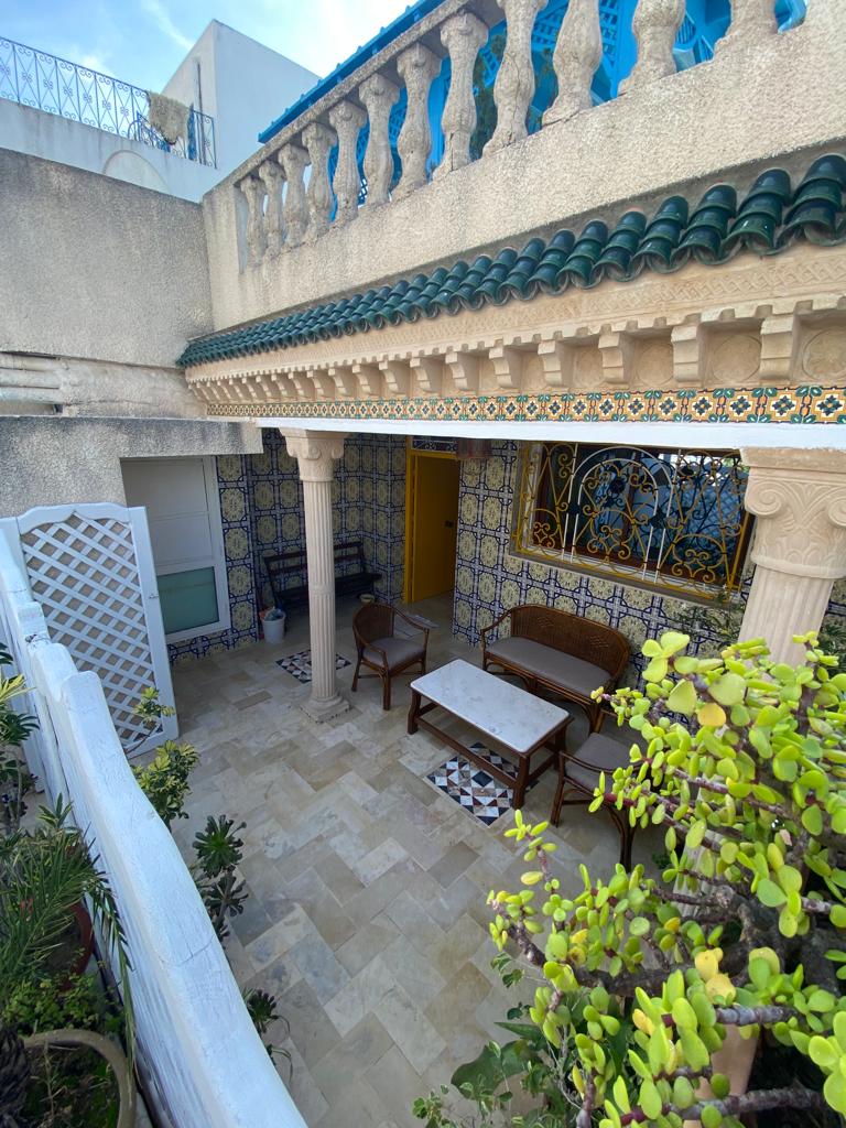 Carthage Sidi Bousaid Location Appart. 3 pices Etage villa meubl de a  z