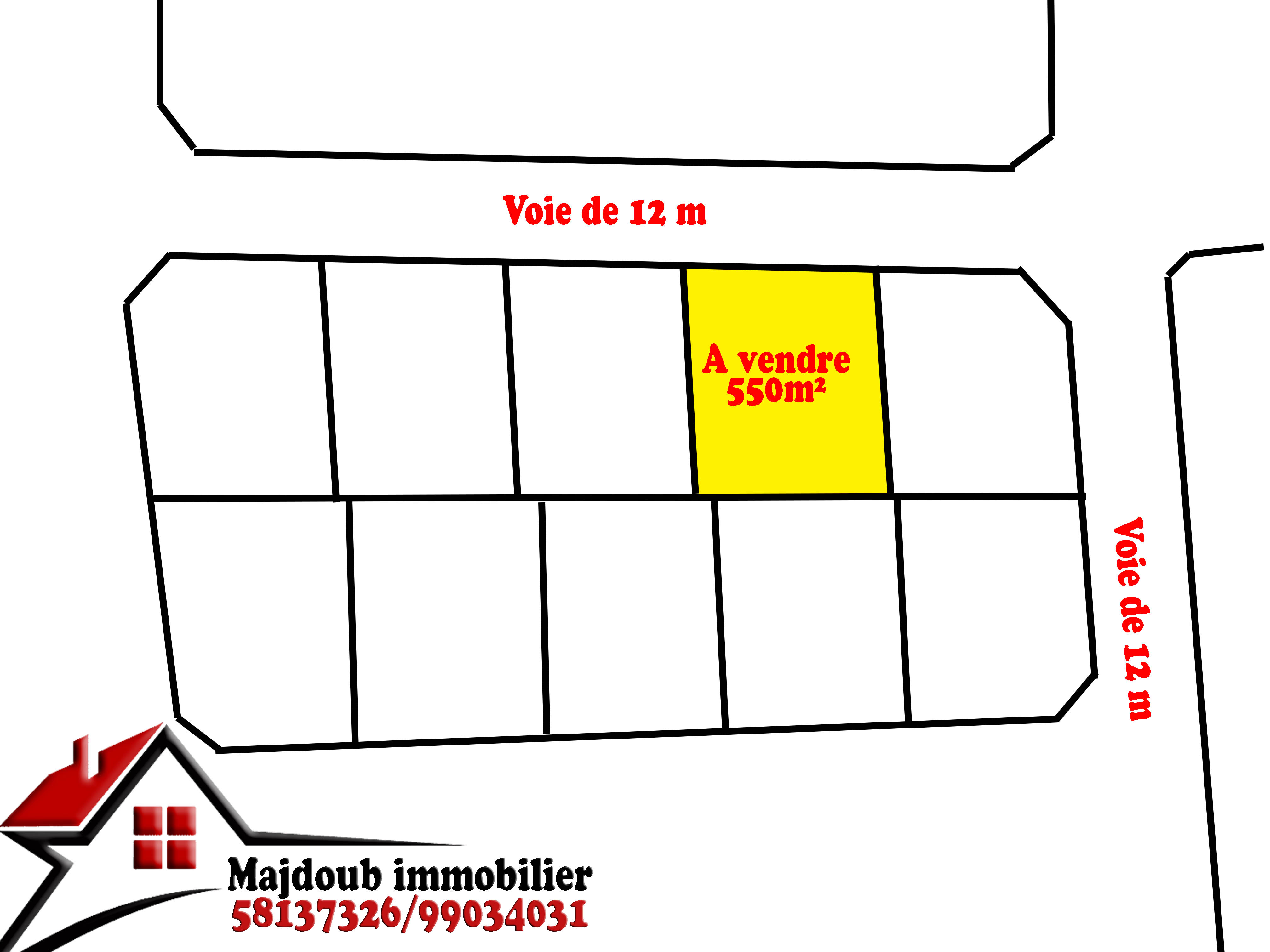 Sousse Riadh Ksibet Sousse Terrain Terrain nu Terrain type isole zone villa