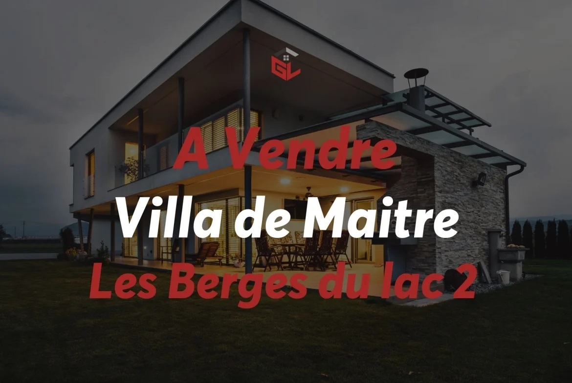 La Marsa Berge Du Lac Vente Maisons Villa de maitre au lac 2