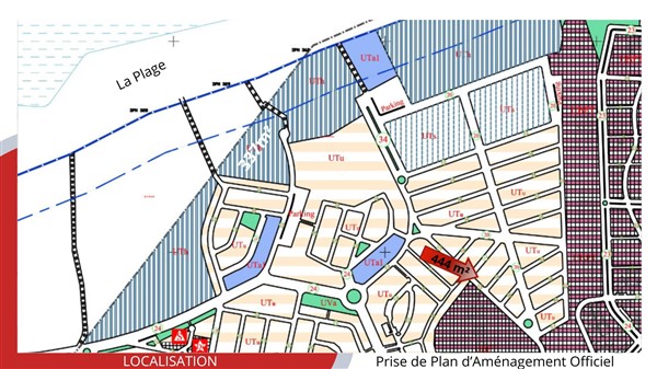 Soliman Soliman Terrain Terrain nu Terrain de 444m2 de coin  620 d le m2