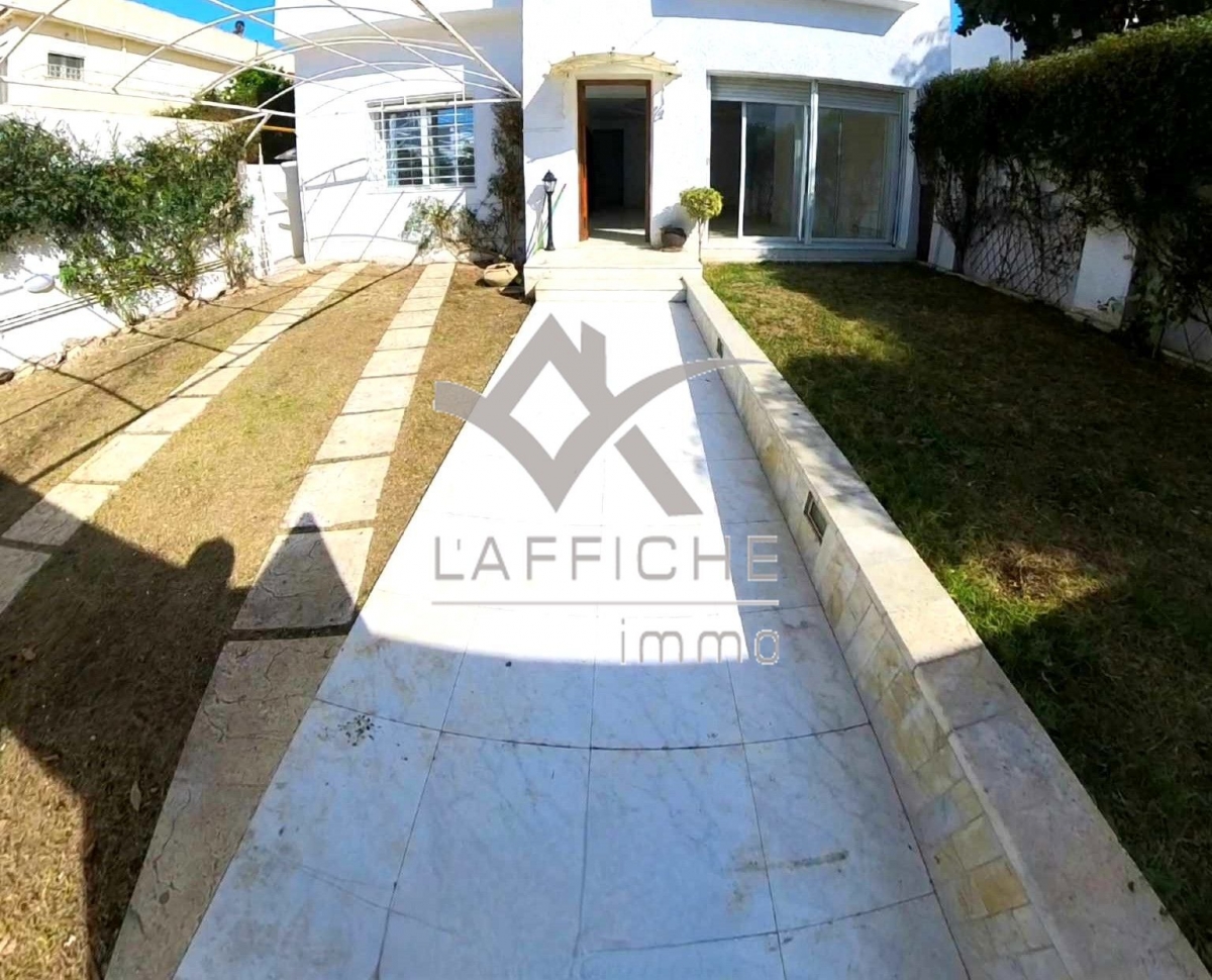 La Marsa Marsa Safsaf Location Appart. 4 pices Beau rdc s3  la marsa ref1869