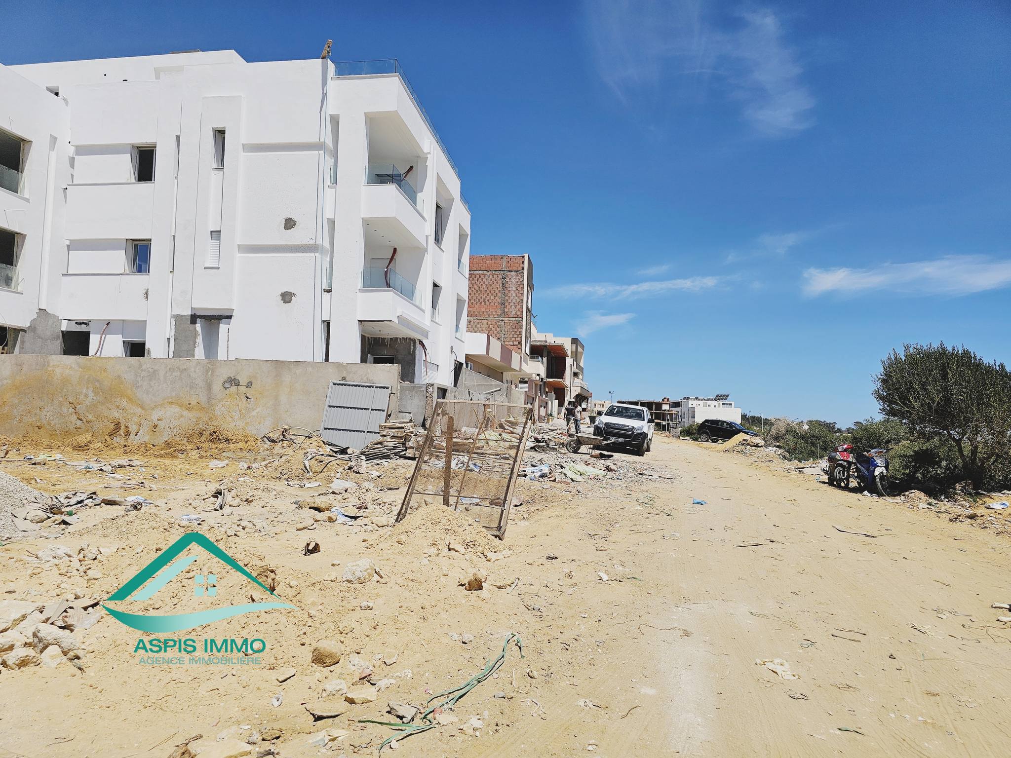 Hammam El Ghezaz Ezzahra Vente Surfaces Terrain 243 m2  plage ezzahra hammam ghzeez