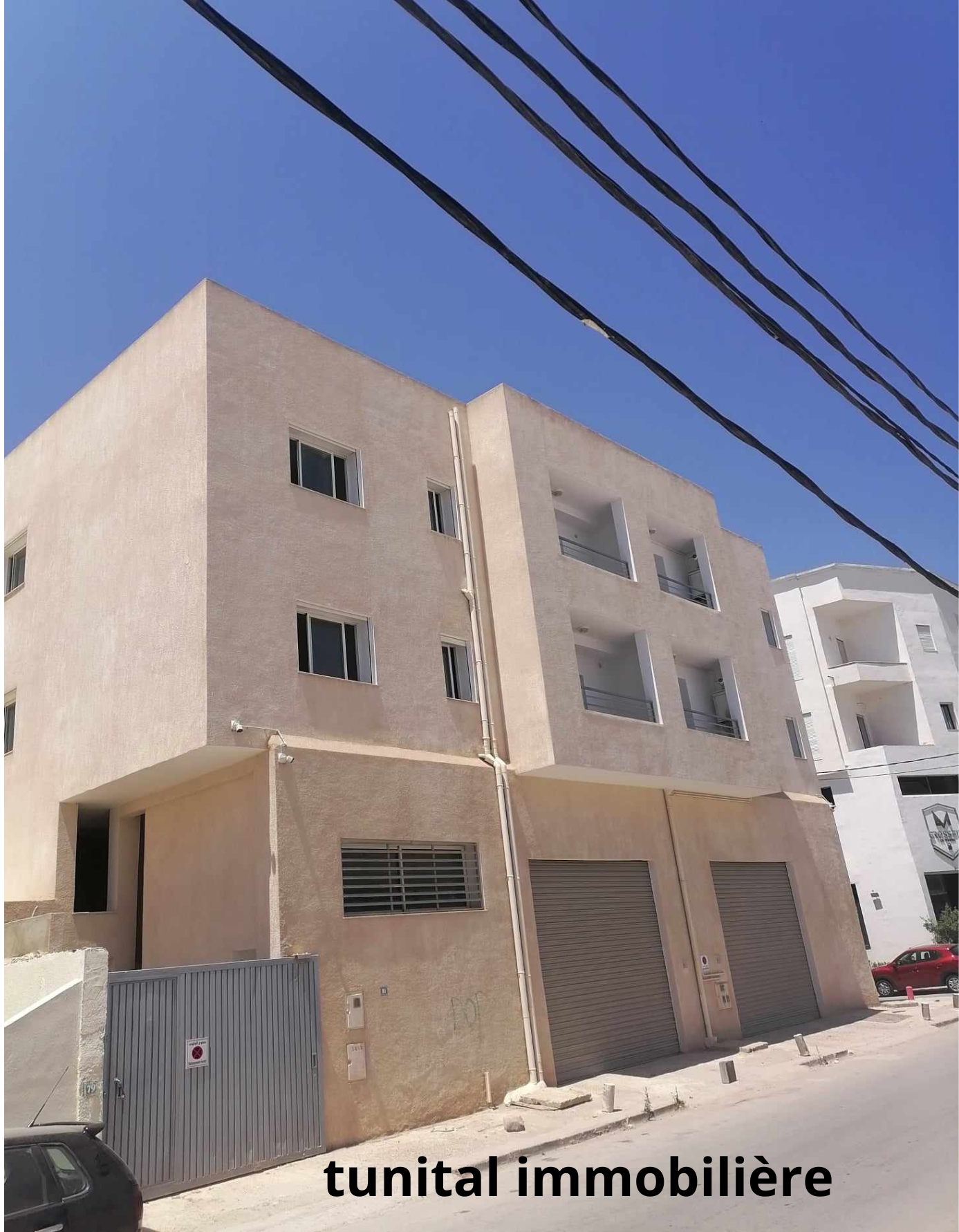 La Marsa Cite El Moustakbel (Sidi Daoud) Location Appart. 2 pices 6 appartements vide haute standing neuf la marsa