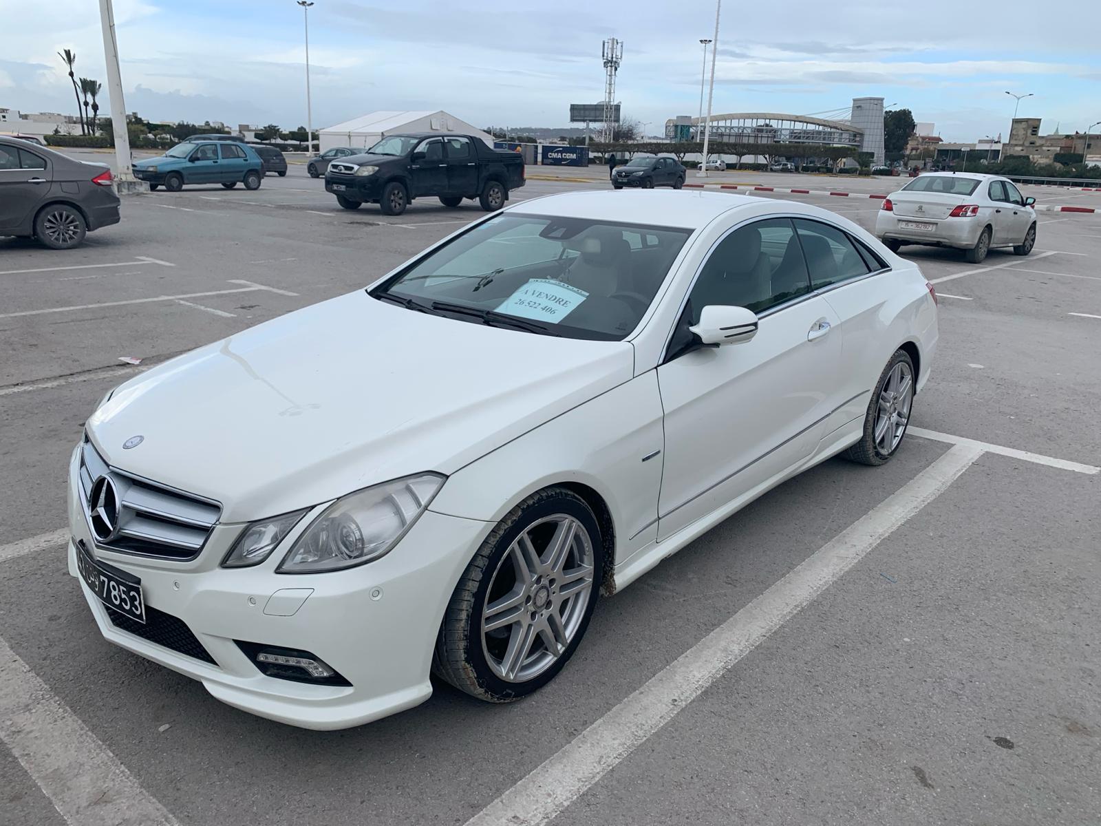 Ain Zaghouan Jardins de Carthage Mercedes E Mercedes peu roule e250 cdi