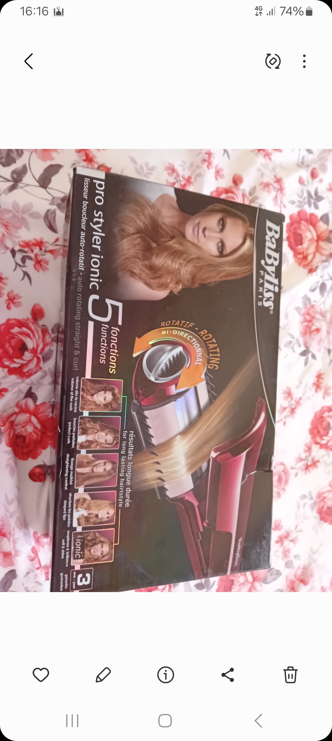 Ezzahra Ezzahra Autre Autre Babyliss paris pro styler ionic