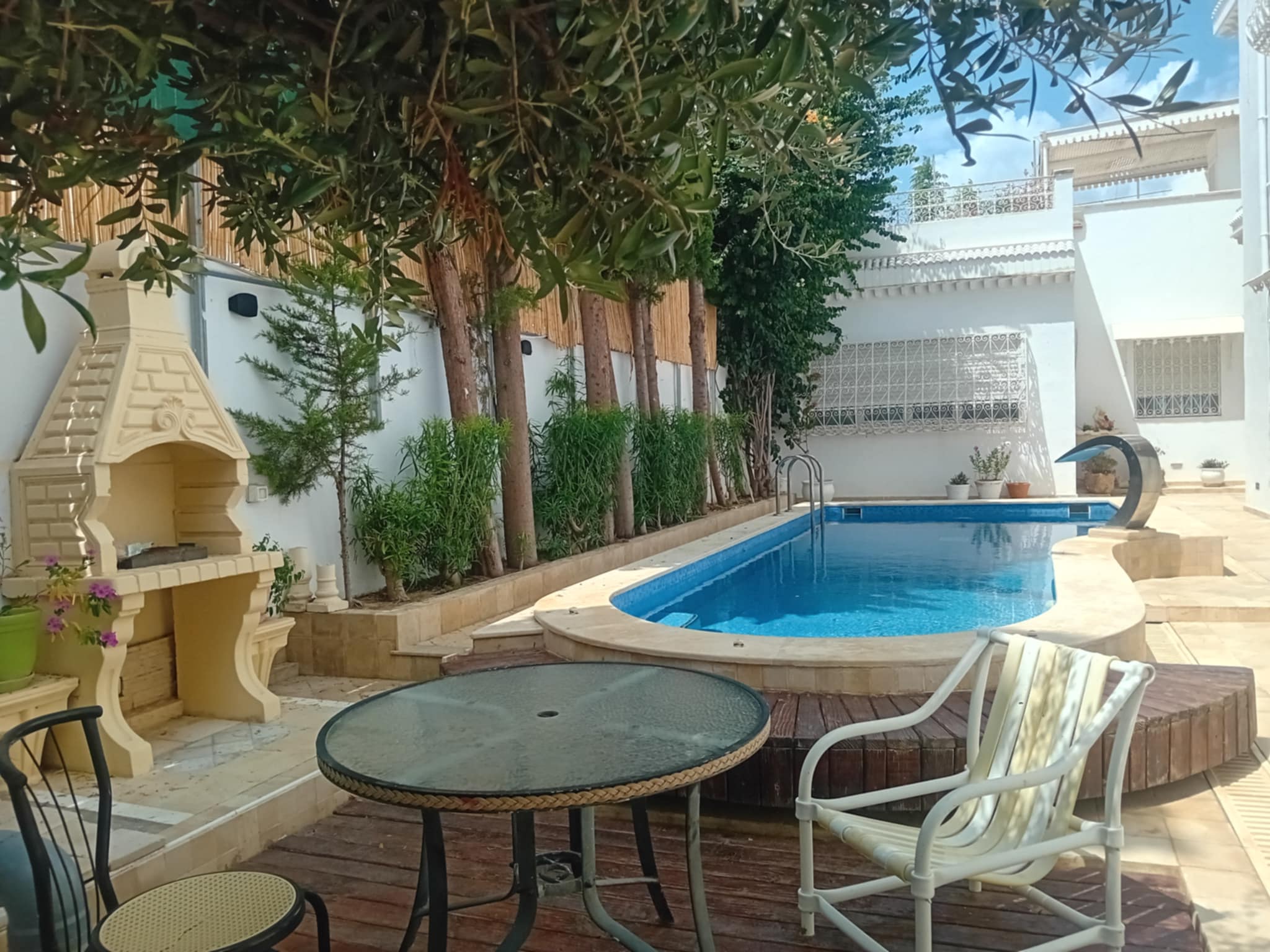 Carthage Salambo Location Duplex Duplex meubl avec piscine commune  carthage