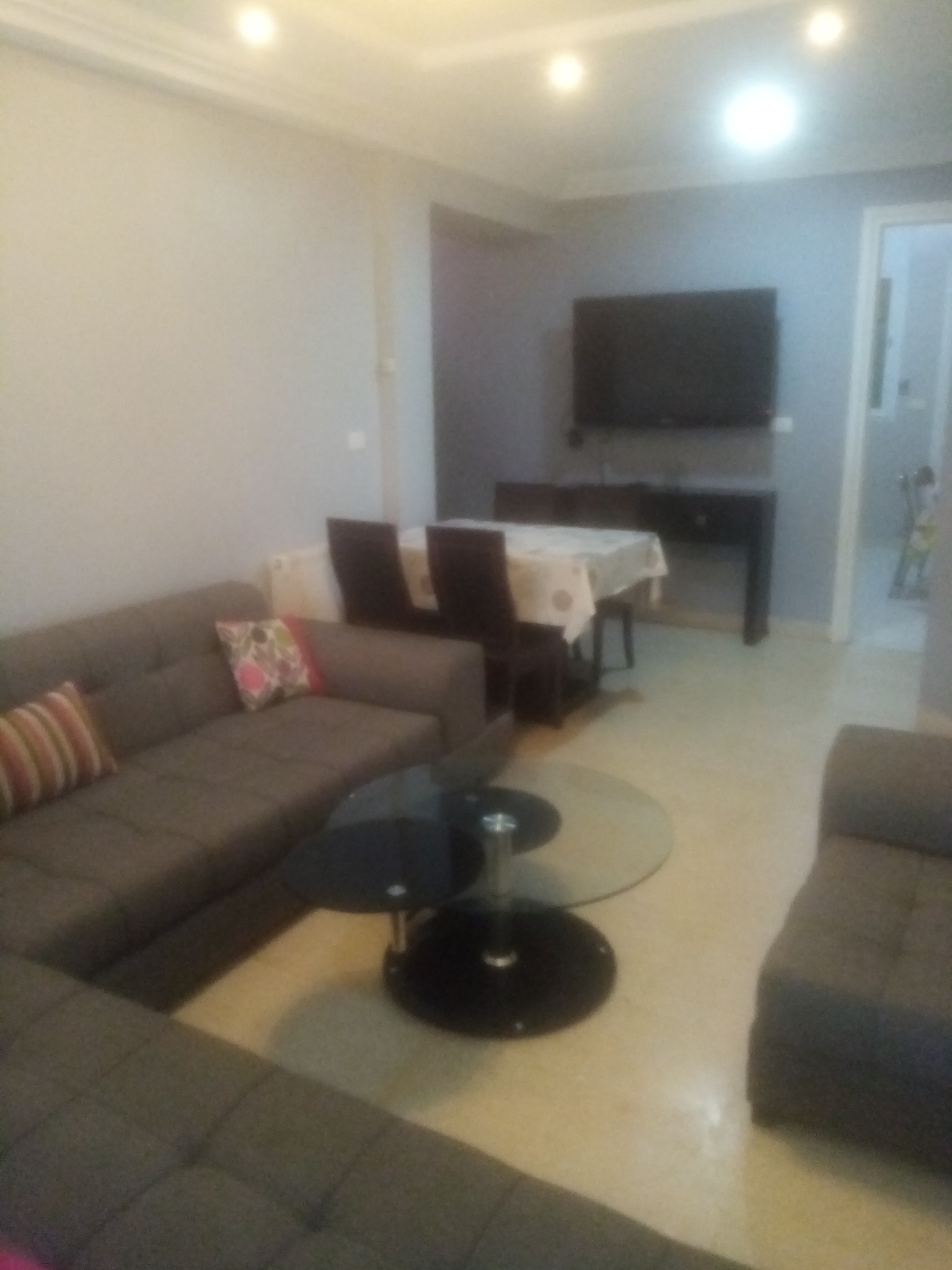 La Marsa El Aouina Location Appart. 3 pices Appartement s2 luxe meuble a jardin laouina