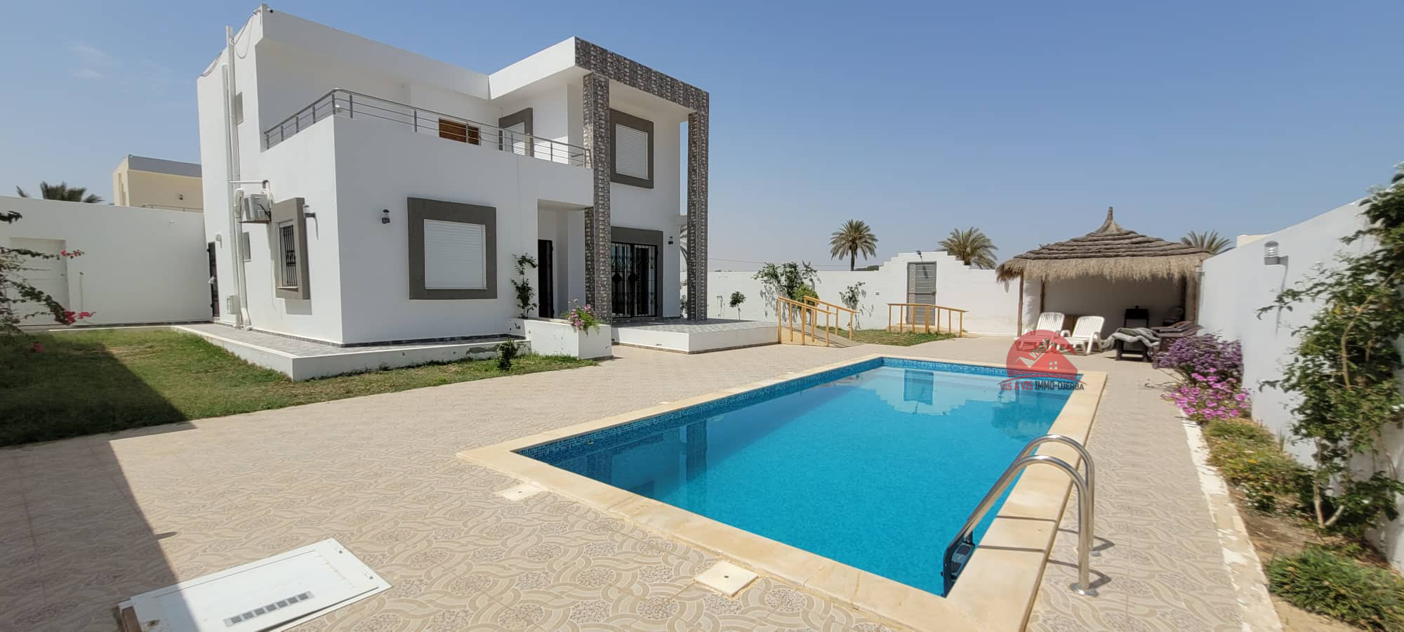 Djerba - Houmet Essouk Djerba  Location Maisons Grande villa avec piscine a djerba houmt souk