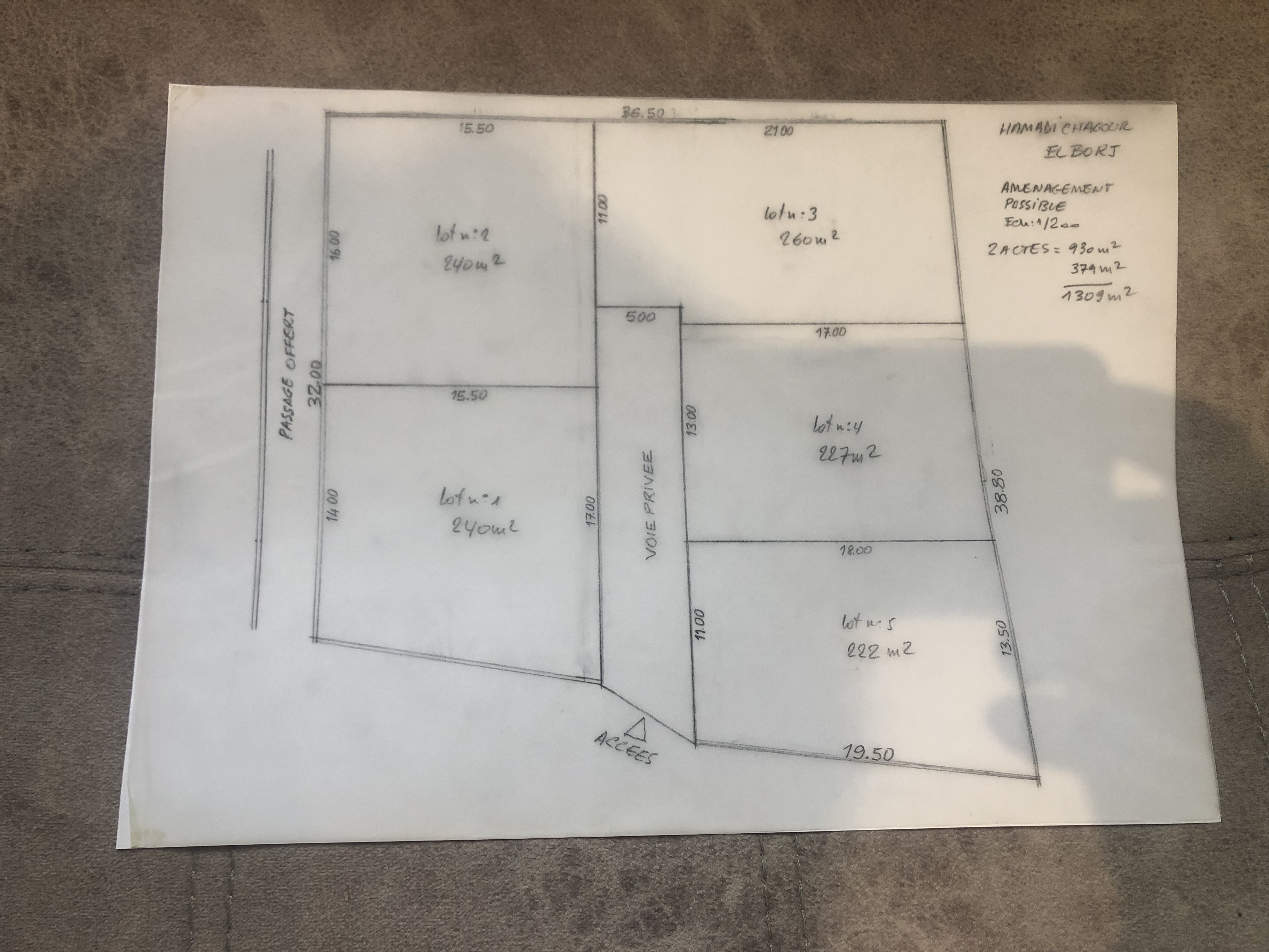 El Haouaria Sidi Daoud Terrain Terrain nu Borj salhi 1300m2 clture