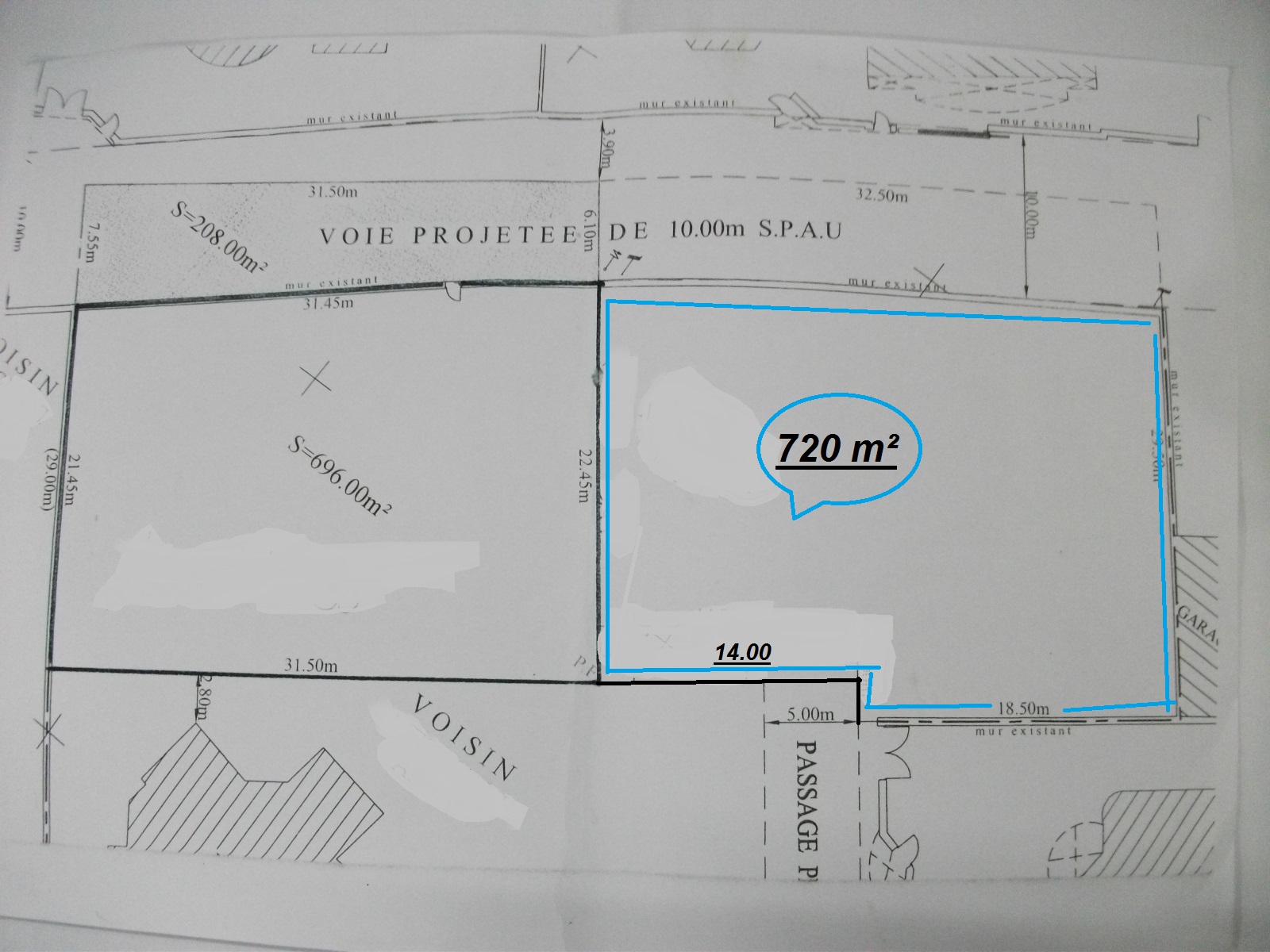 Sfax Ville Sfax Terrain Terrain nu Terrin pour villa rte gremda bon emplacement