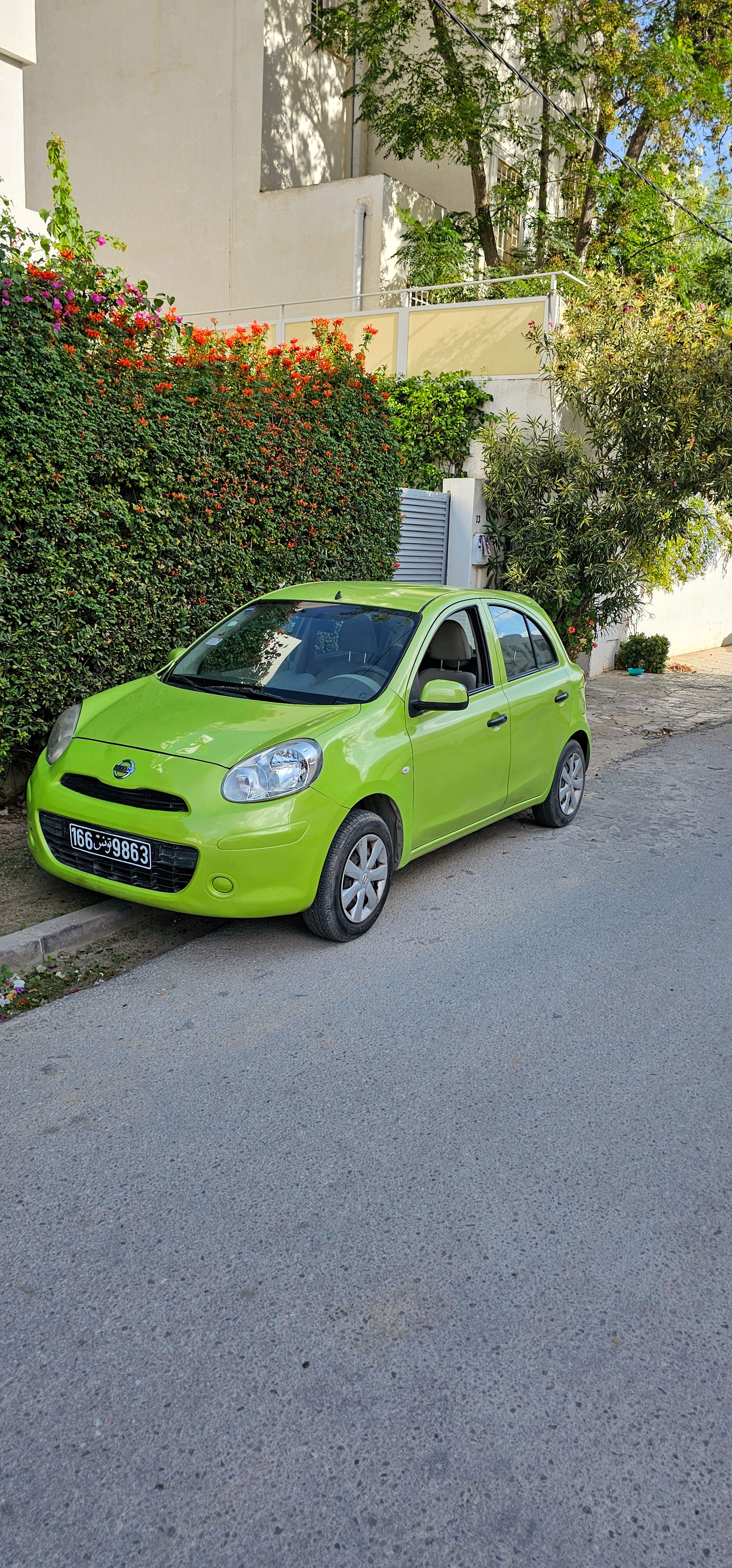 Ain Zaghouan Jardins de Carthage Nissan Micra Nissan micra