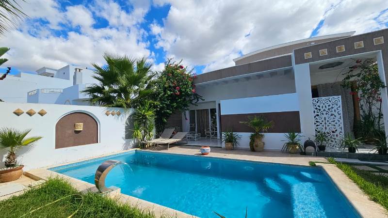 Hammamet Bir Bouregba Location Maisons Villa le jasmin rose ref  l3073