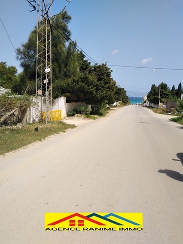 El Haouaria Cite Touristique Terrain Terrain nu Terrain a la plage de 301m2 a la plage el haouaria