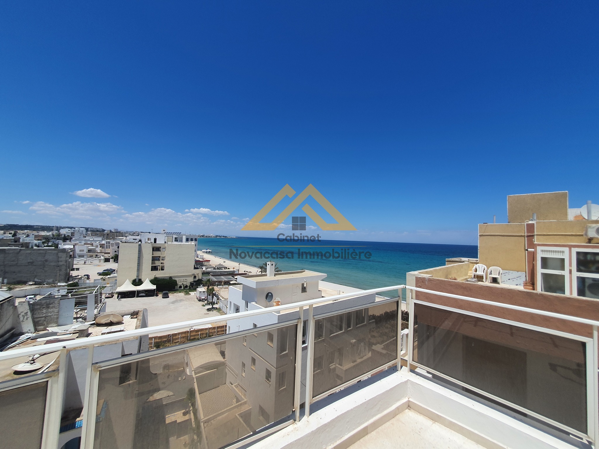 Hammam Sousse Cite De La Plage 1 Location Appart. 4 pices Appartement s3 meubl vue de mer