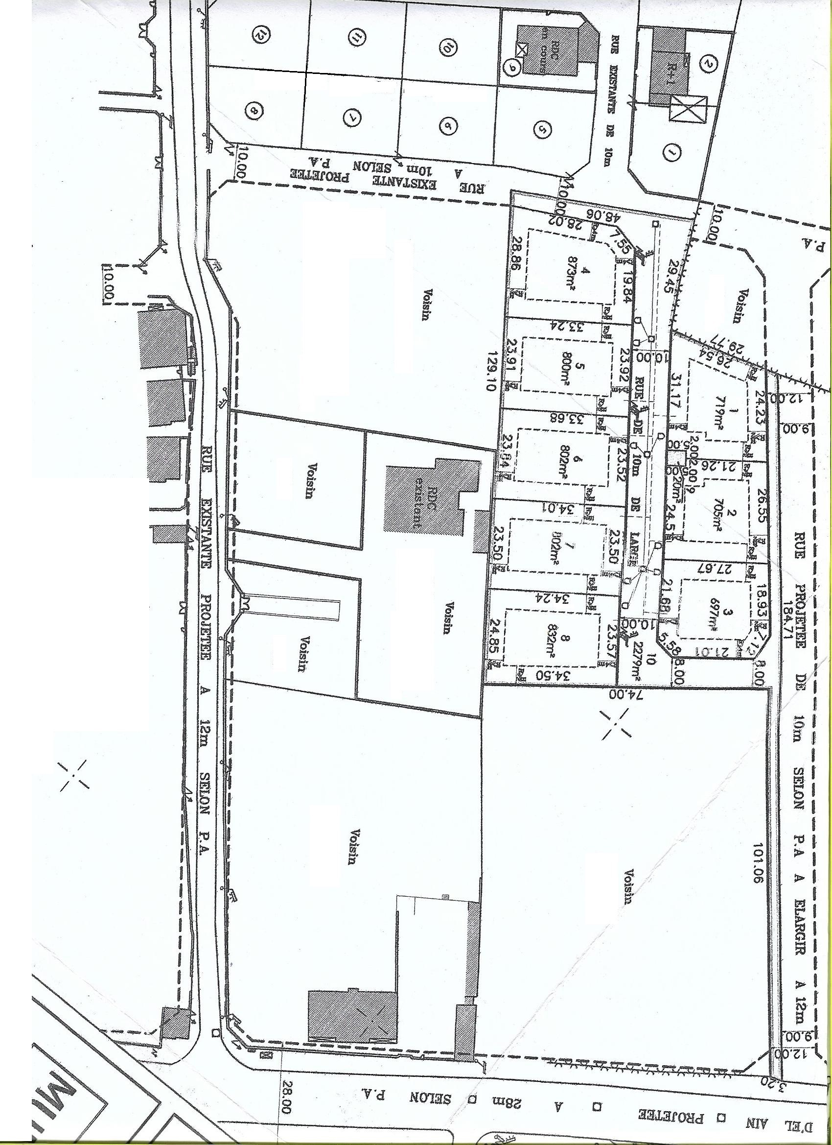 Sfax Sud El Ain Terrain Terrain nu Lotissement approuve