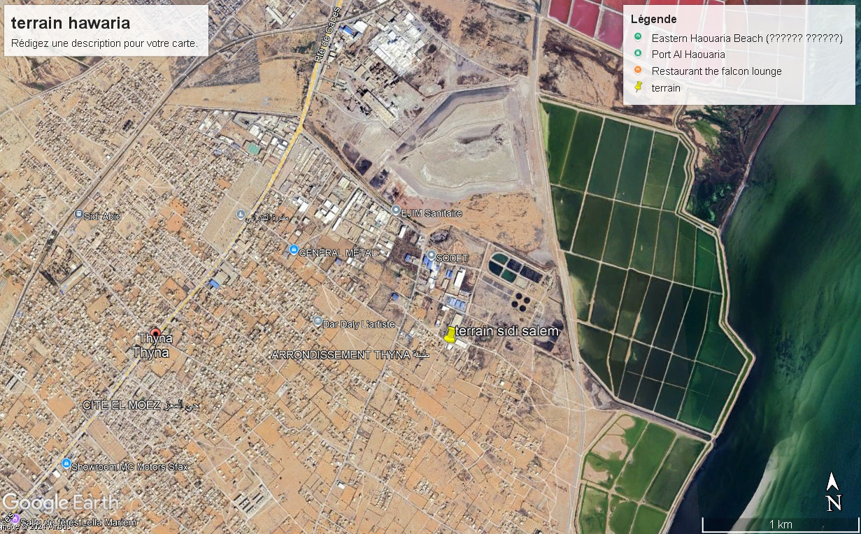 Sfax Sud Tyna Terrain Terrain nu Terrain sur zone indus