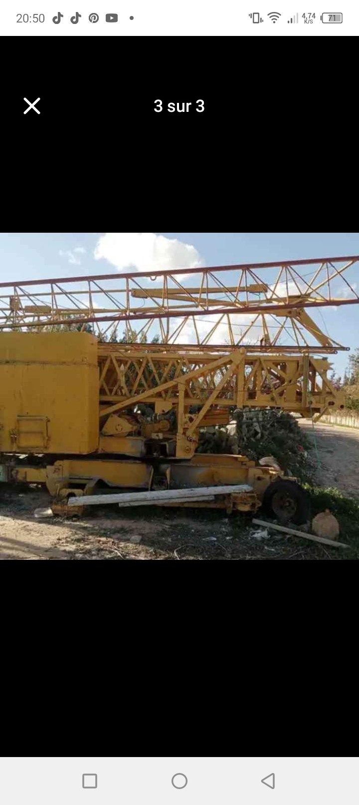 Dar Chaabane Elfehri Dar Chaabane Elfehri Vente Autre Grue de chantier