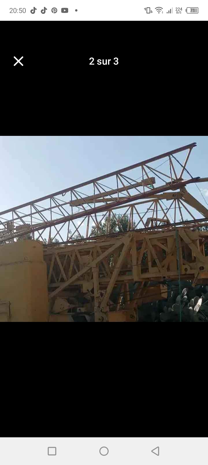 Dar Chaabane Elfehri Dar Chaabane Elfehri Vente Autre Grue de chantier