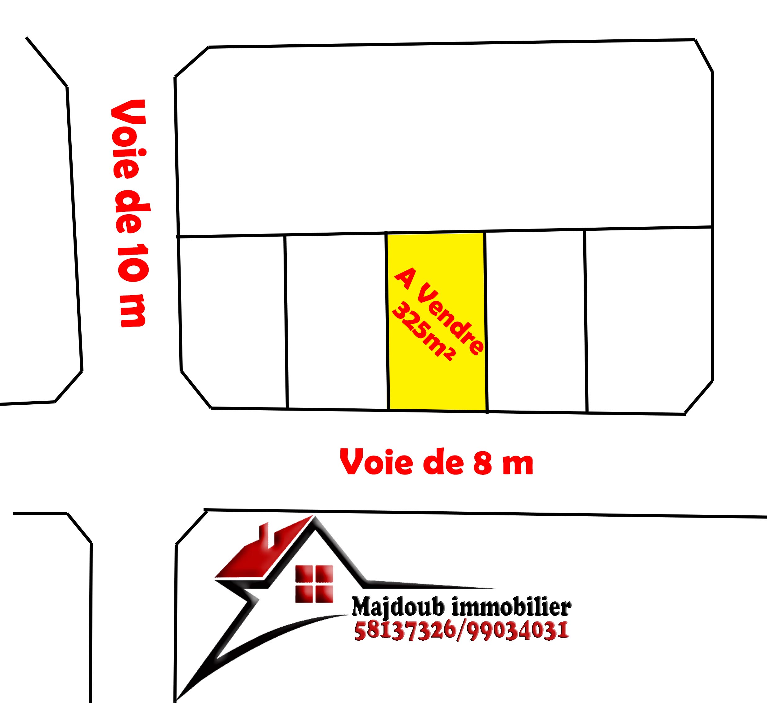 Sousse Riadh Zaouiet Sousse Terrain Terrain nu Terrain  constructible zaouiet sousse