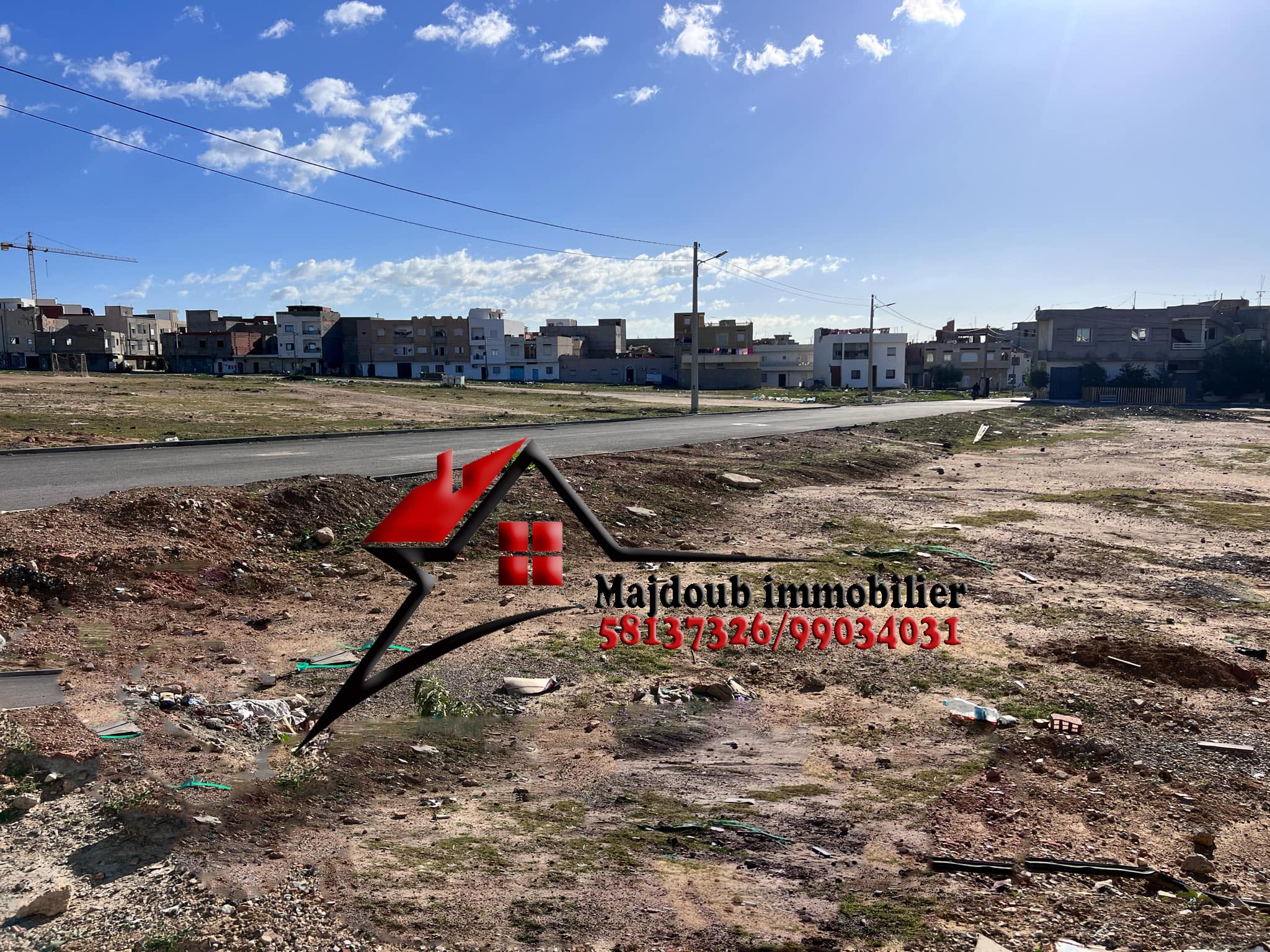 Sousse Riadh Zaouiet Sousse Terrain Terrain nu Lot de coin  constructible zaouiet sousse